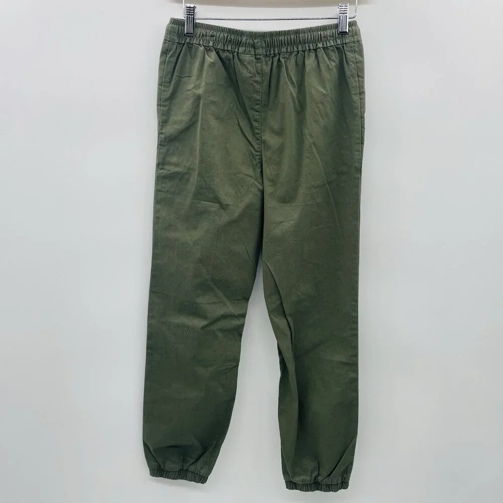 OshKosh B'Gosh Youth Boys Size 14/14A Drawstring Cotton Blend Jogger Pants Green